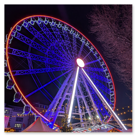 beleuchtetes Riesenrad